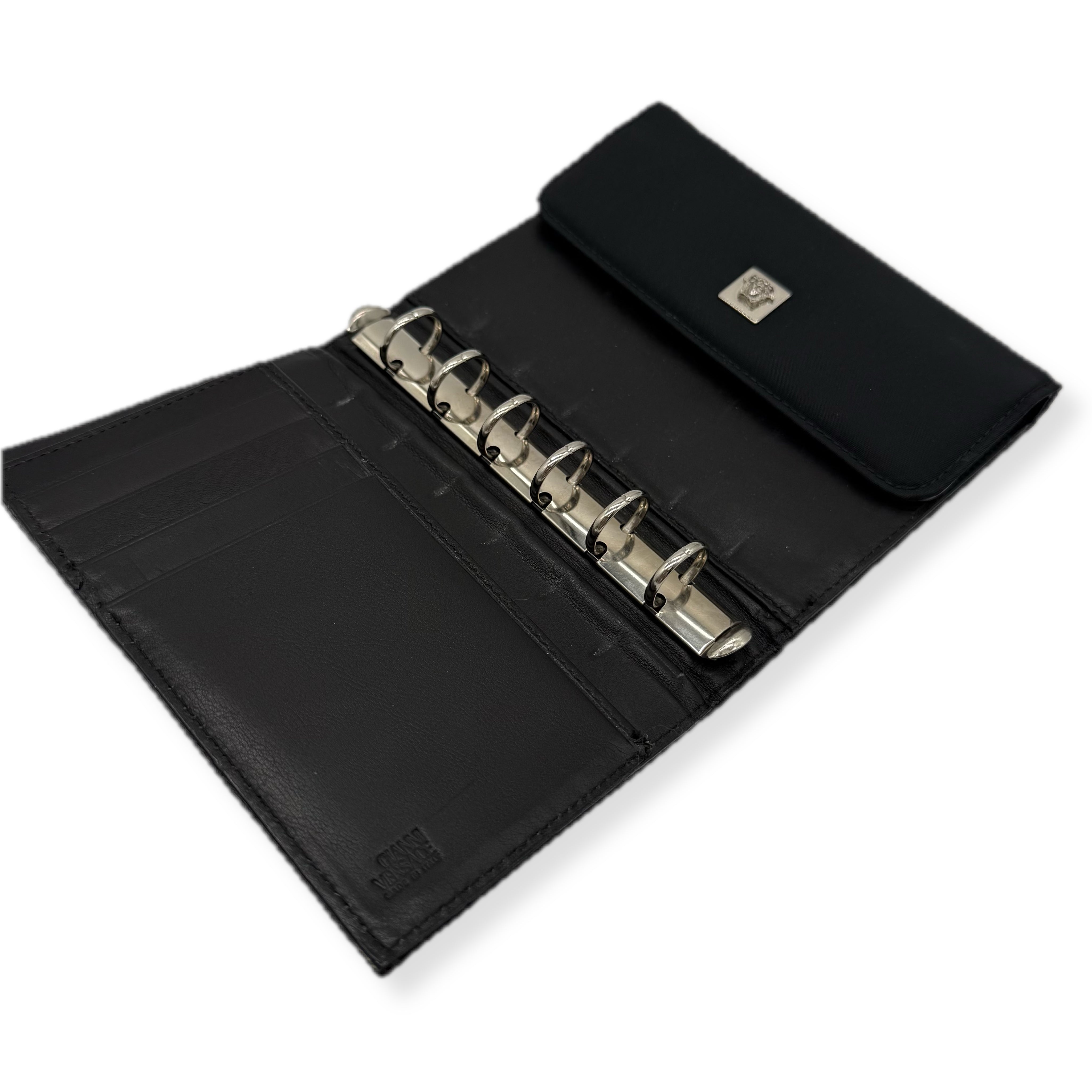 Versace | Agenda Cover | Satin |Silver Hardware