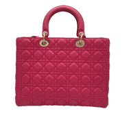 Christian Dior | Lady Dior Handbag | Leather | Gold Hardware