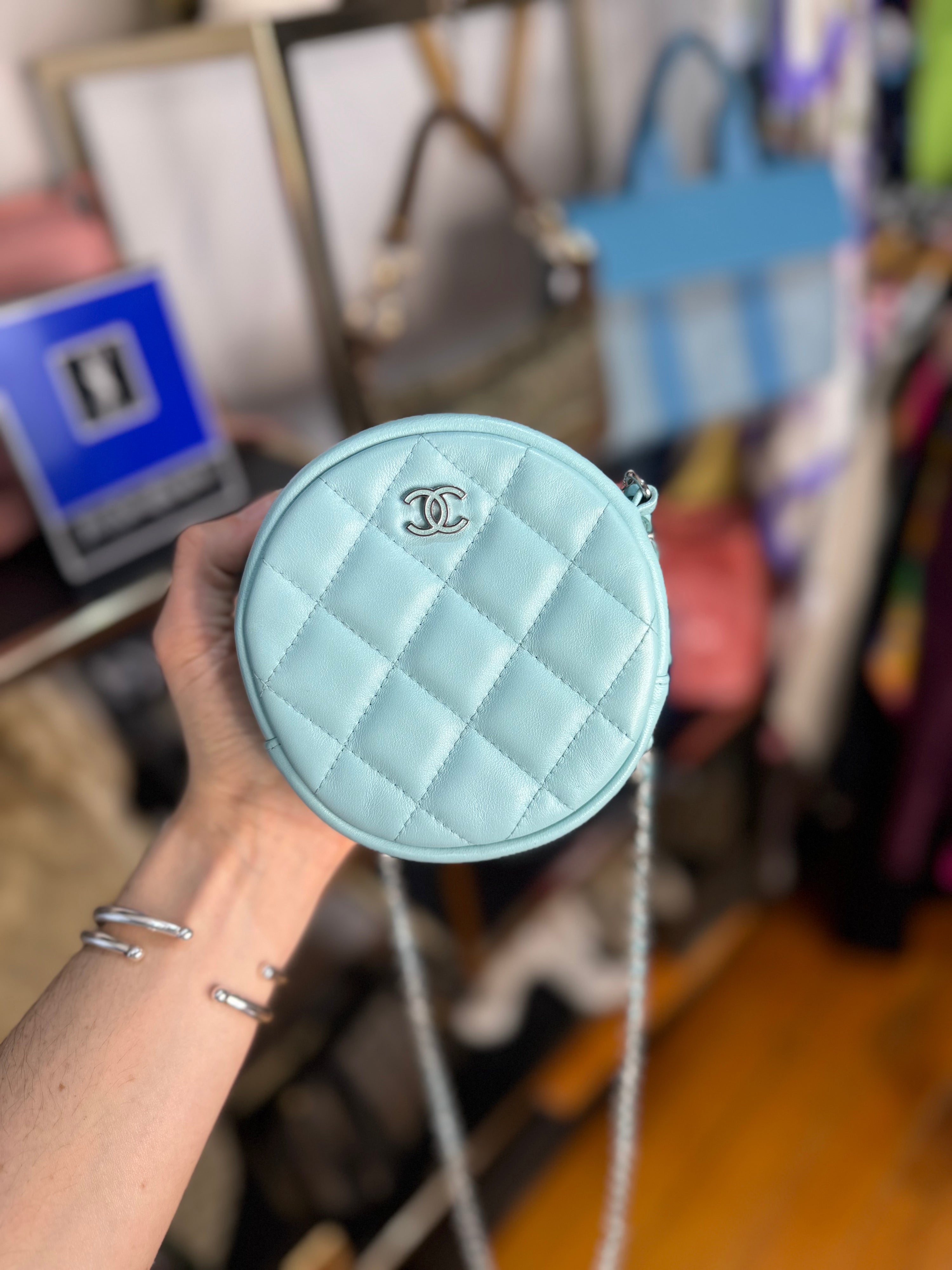 Chanel baby blue Crossbody