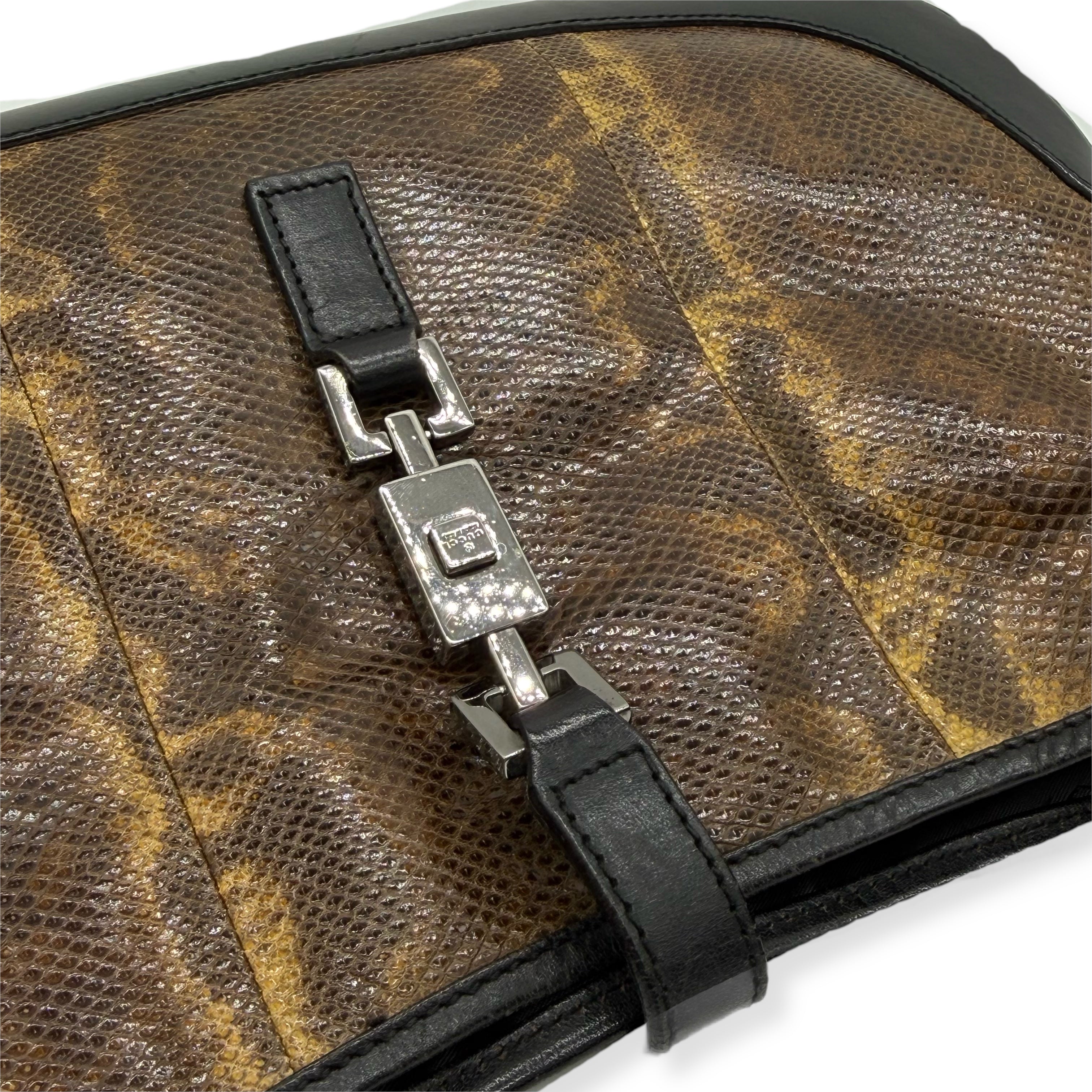 Gucci | Jackie Shoulder Bag | Python | Silver Hardware