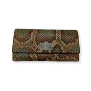 Fendi | Peekaboo Wallet | Python | Silver Hardware