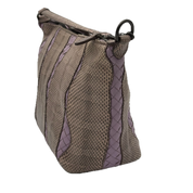 Bottega Veneta | Parme Pink Intrecciato Handbag | Snakeskin & Lambskin |Gunmetal Hardware