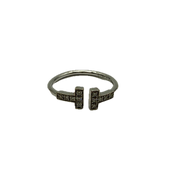 Tiffany & Co | T Diamond Wire Ring | White Gold