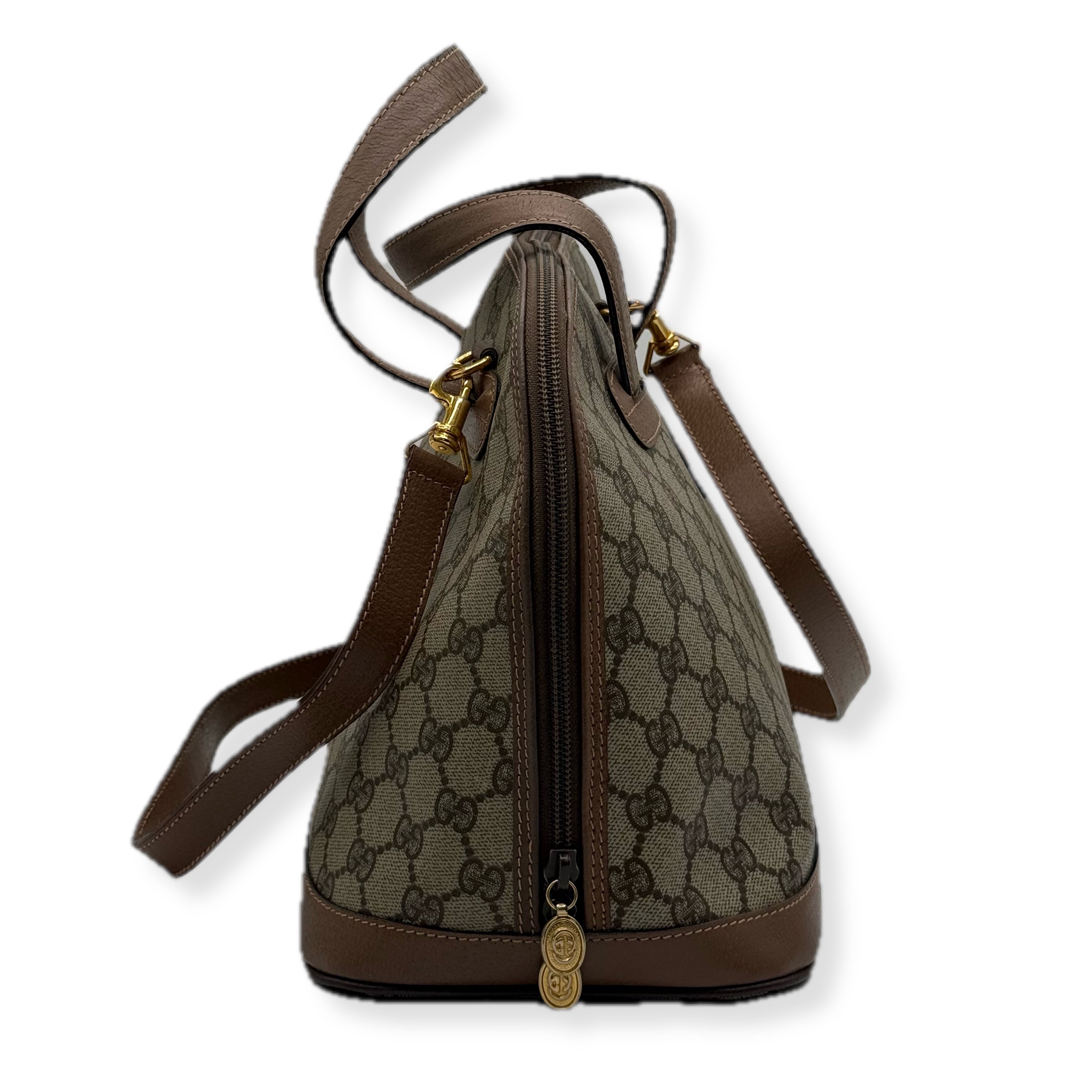 Gucci | Plus Dome Handbag | Canvas | Gold Hardware