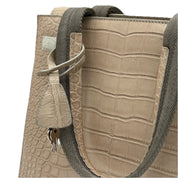 Prada | Tote Bag | Croc Embossed Leather