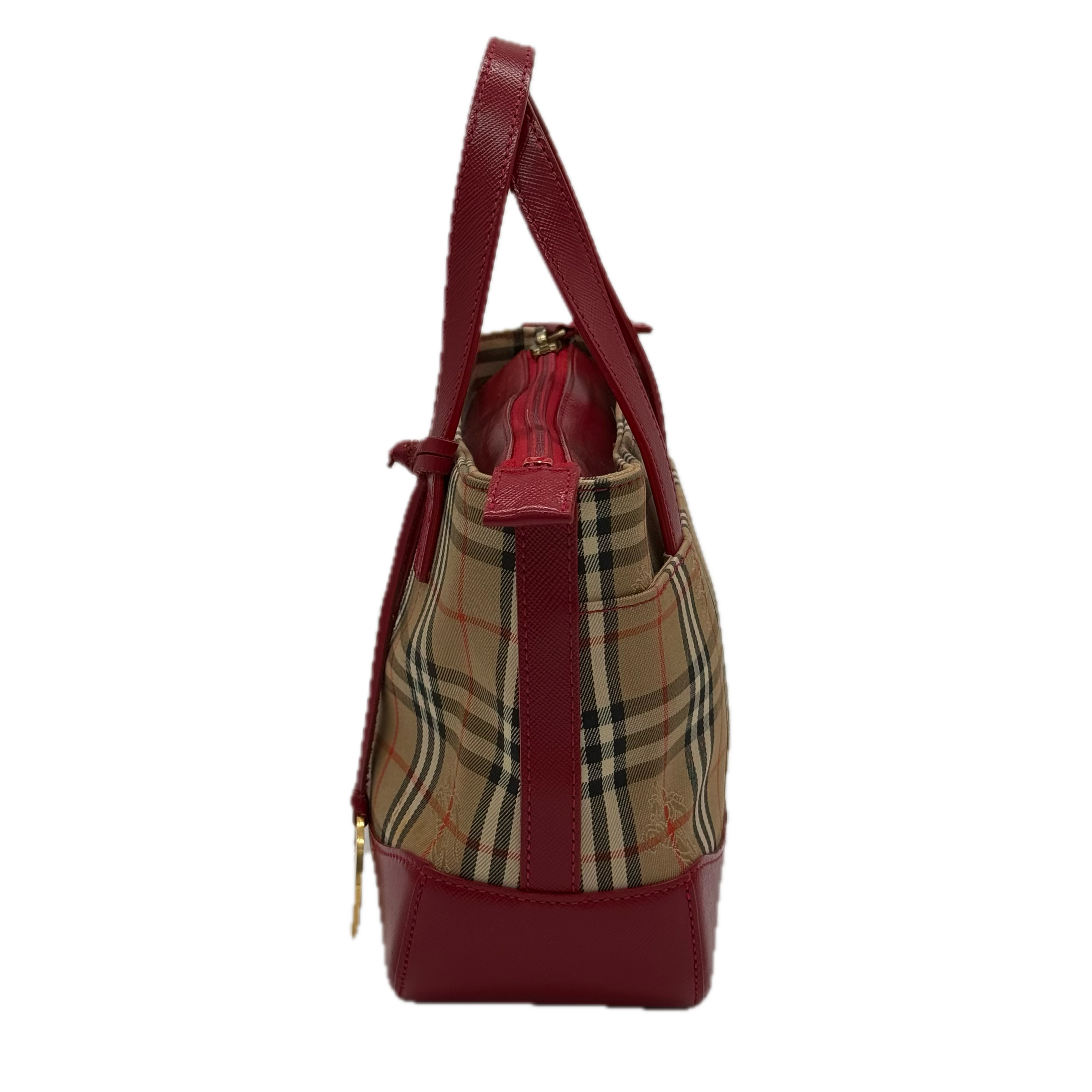 Burberry | Nova Check Handbag | Canvas | Gold Hardware