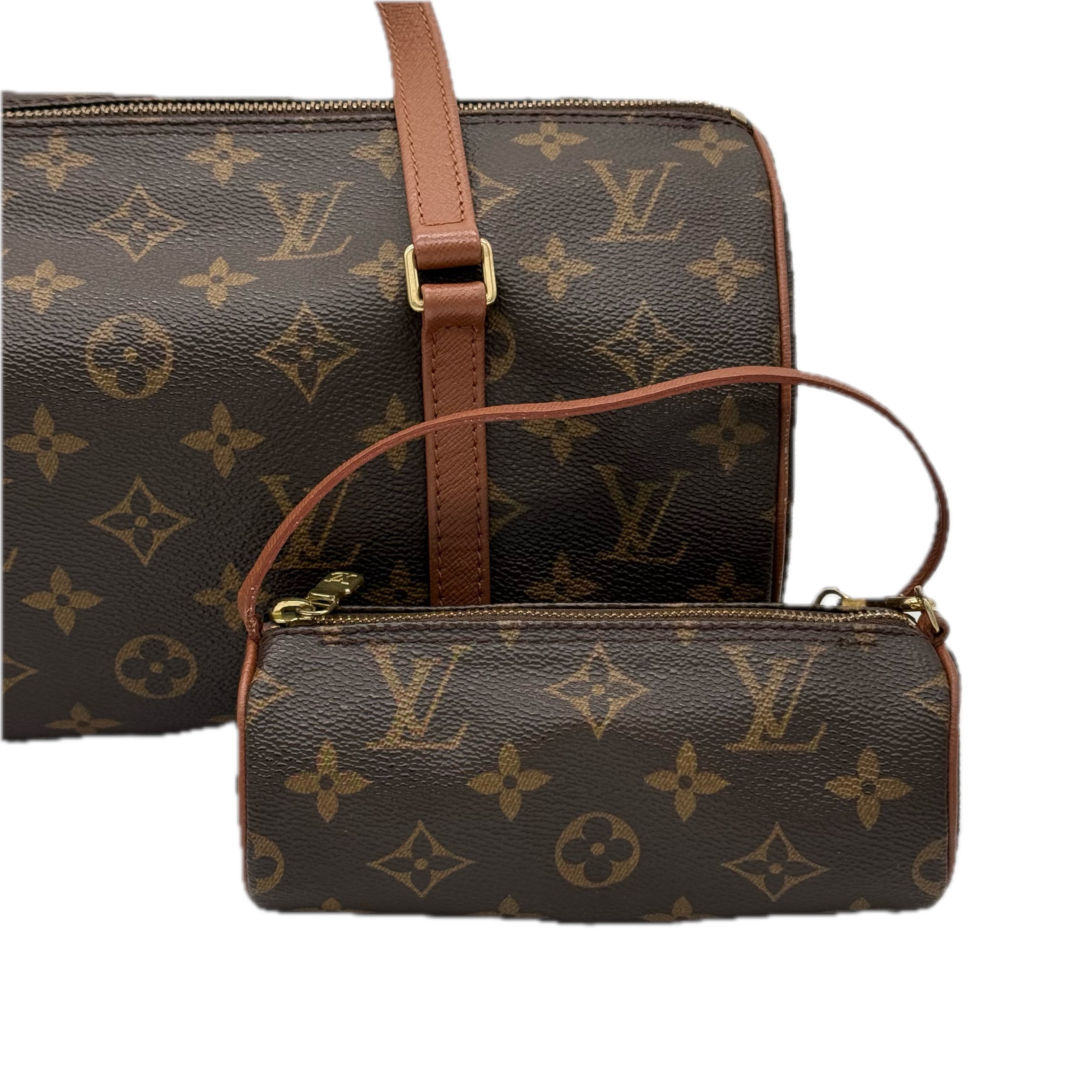 Louis Vuitton | Papillon Monogram Handbag | Canvas | Gold Hardware