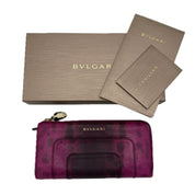 Bvlgari | Serpenti Long Wallet | Gold Hardware