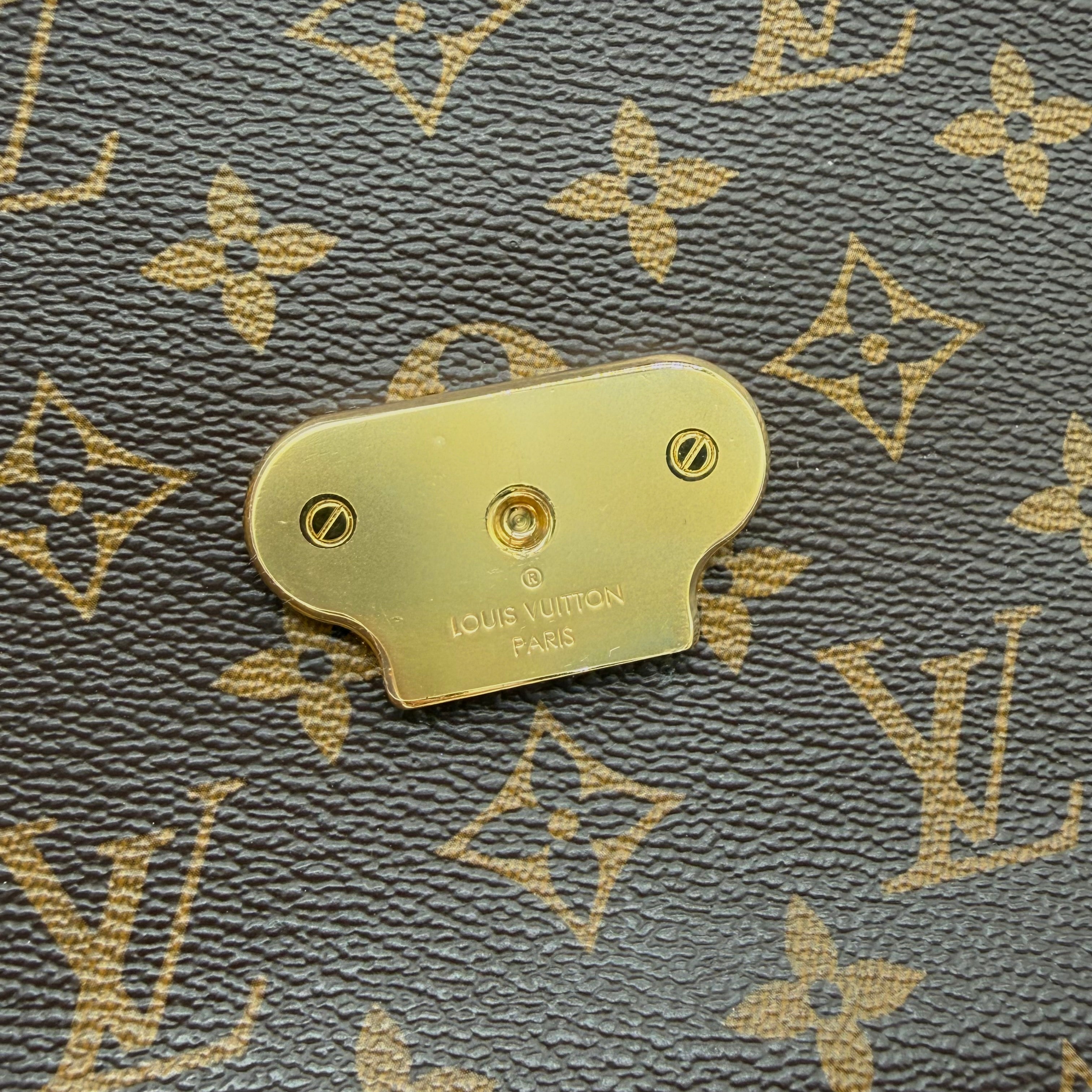 Louis Vuitton | Saint - Placide Monogram Bag | Canvas | Gold Hardware