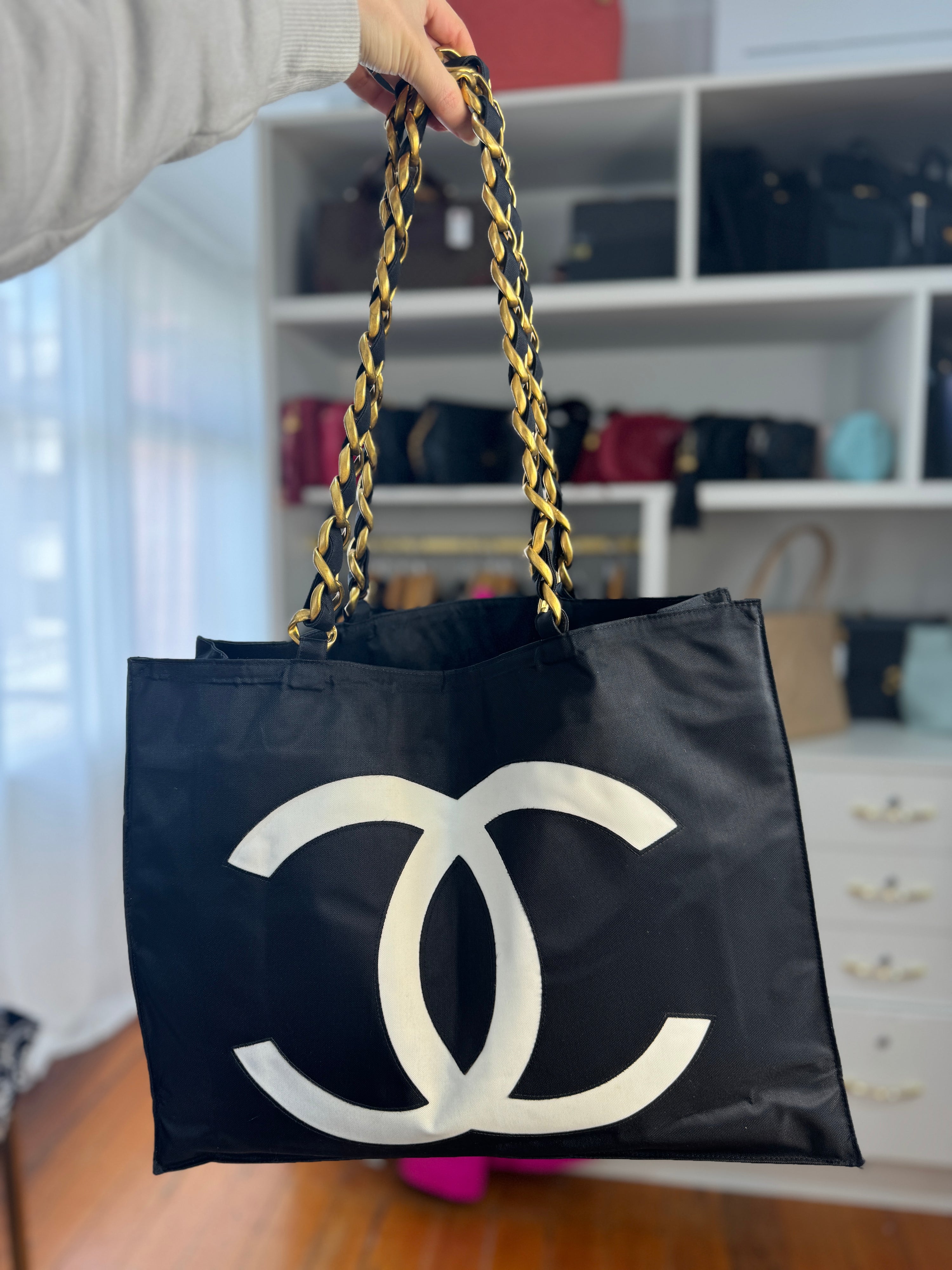 Chanel CC Nylon Tote