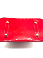 Louis Vuitton | Alma PM Handbag | Red Monogram Vernis | Gold-Tone Hardware