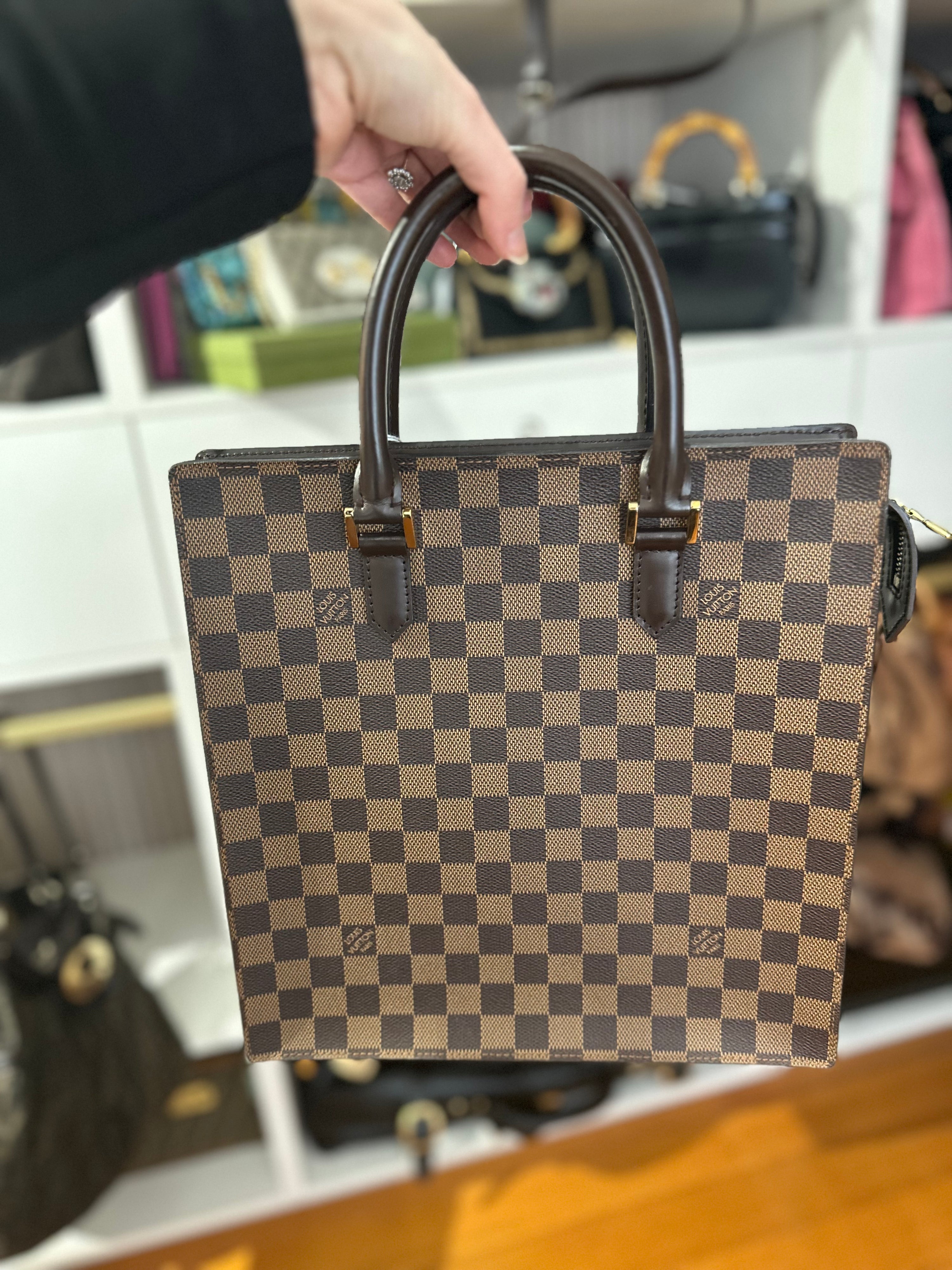 Louis Vuitton Damier Ebene Sac Plat