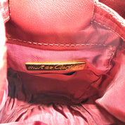 Cartier | Must de Cartier Vintage Bucket Shoulder Bag | Burgundy Leather | Gold-Tone Hardware