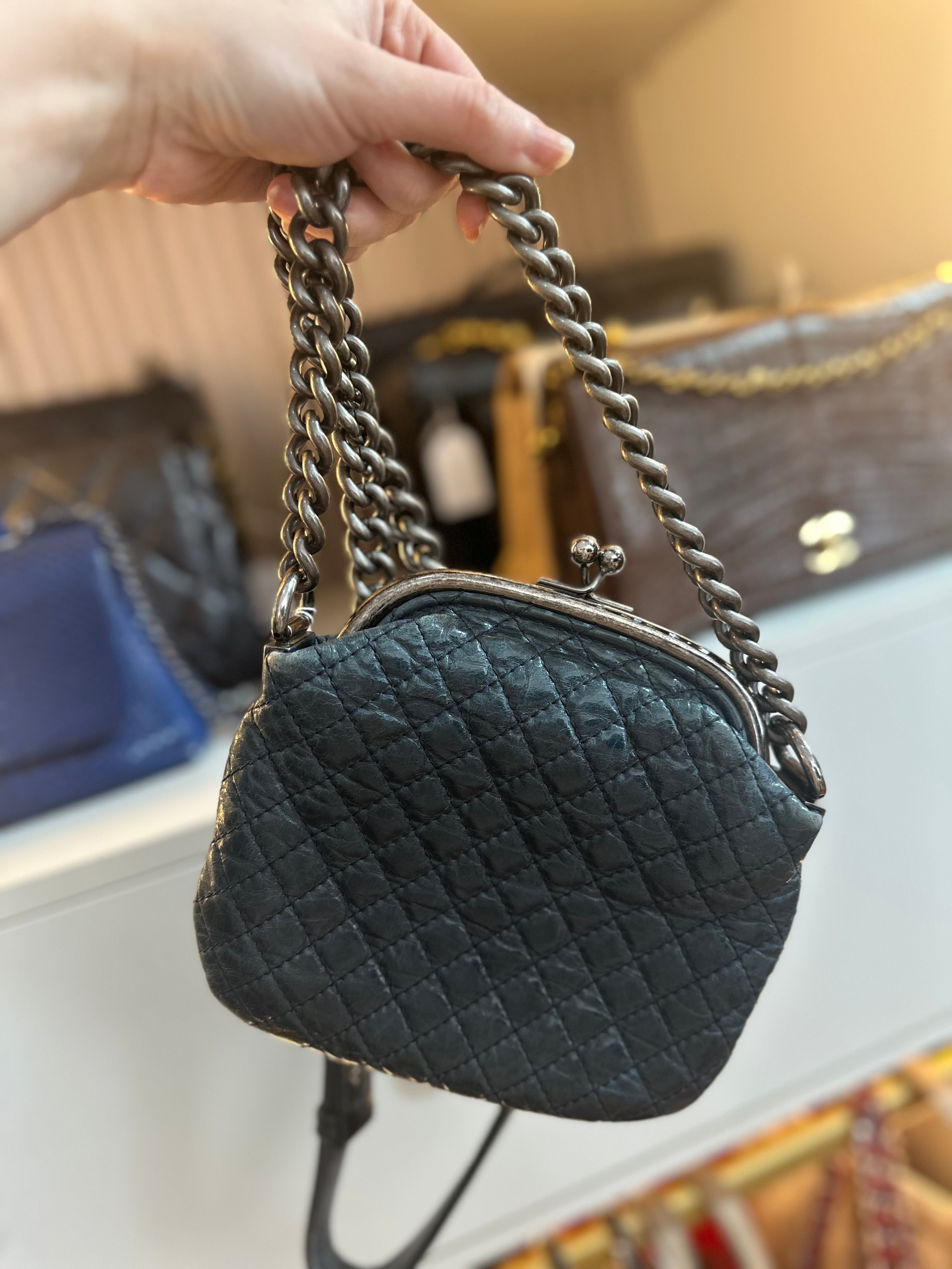 Chanel Blue Coin Purse