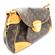 Louis Vuitton Beverly GM Shoulder Bag | Monogram Canvas & Vachetta Leather | Gold-Tone Hardware