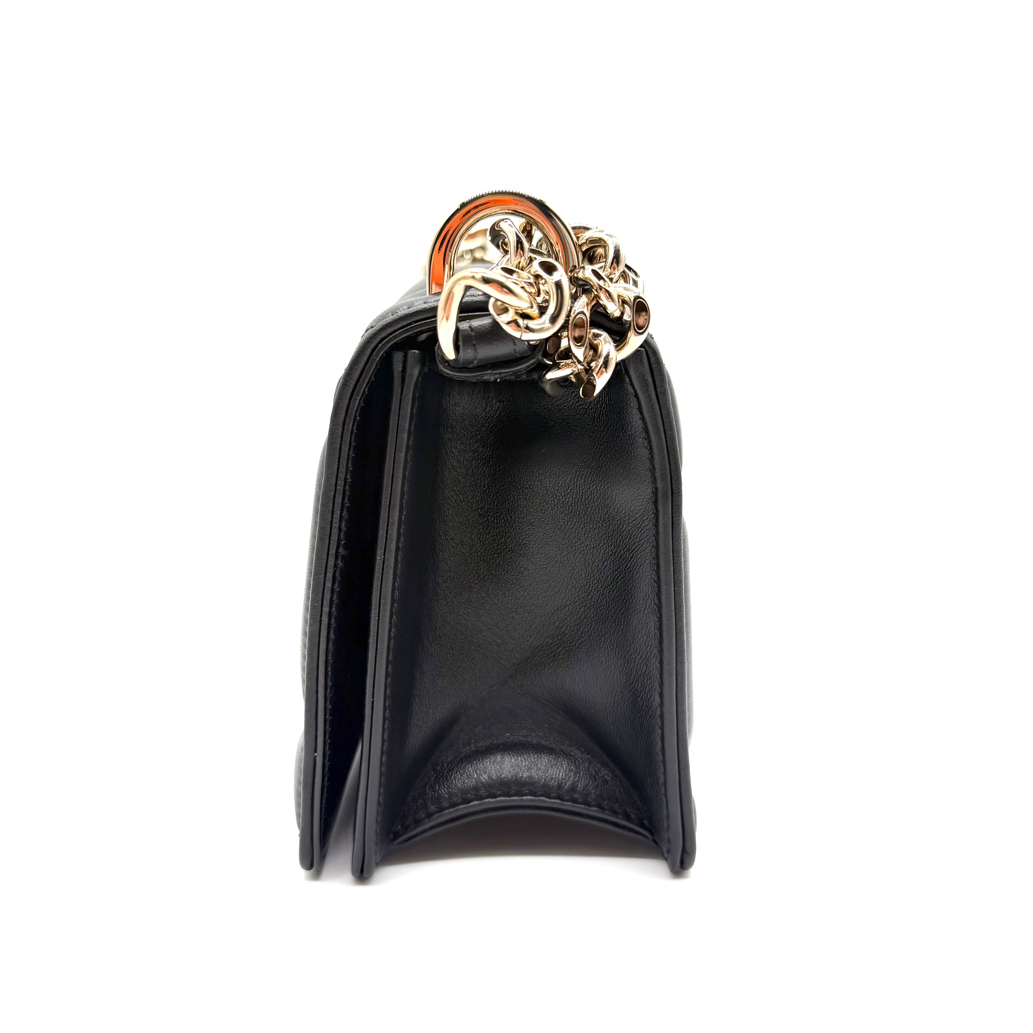 Dior Diorama Flap Shoulder Bag | Black Archicannage Leather | Gold-Tone Hardware