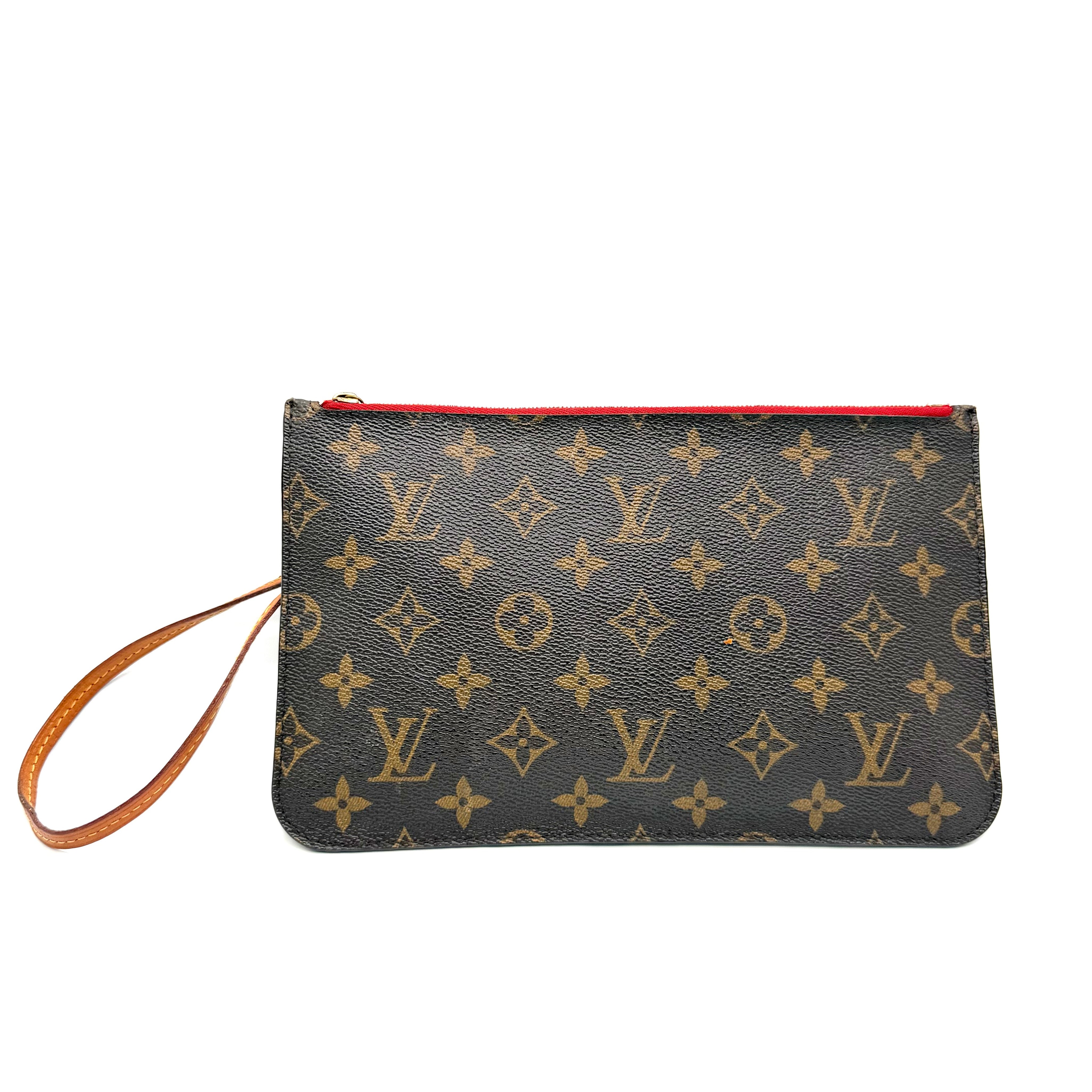 Louis Vuitton | Neverfull Pochette | Monogram Canvas | Gold-Tone Hardware
