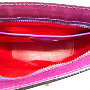 Vintage Céline Bucket Tote Bag | Magenta Leather | Gold-Tone Hardware