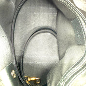 Gucci Joy Boston Bag | Ivory GG Canvas & Black Leather | Gold-Tone Hardware