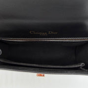 Dior Diorama Flap Shoulder Bag | Black Archicannage Leather | Gold-Tone Hardware