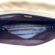 Bally Quilted Leather Shoulder Bag | Beige | Gold-Tone Hardware (28cm)