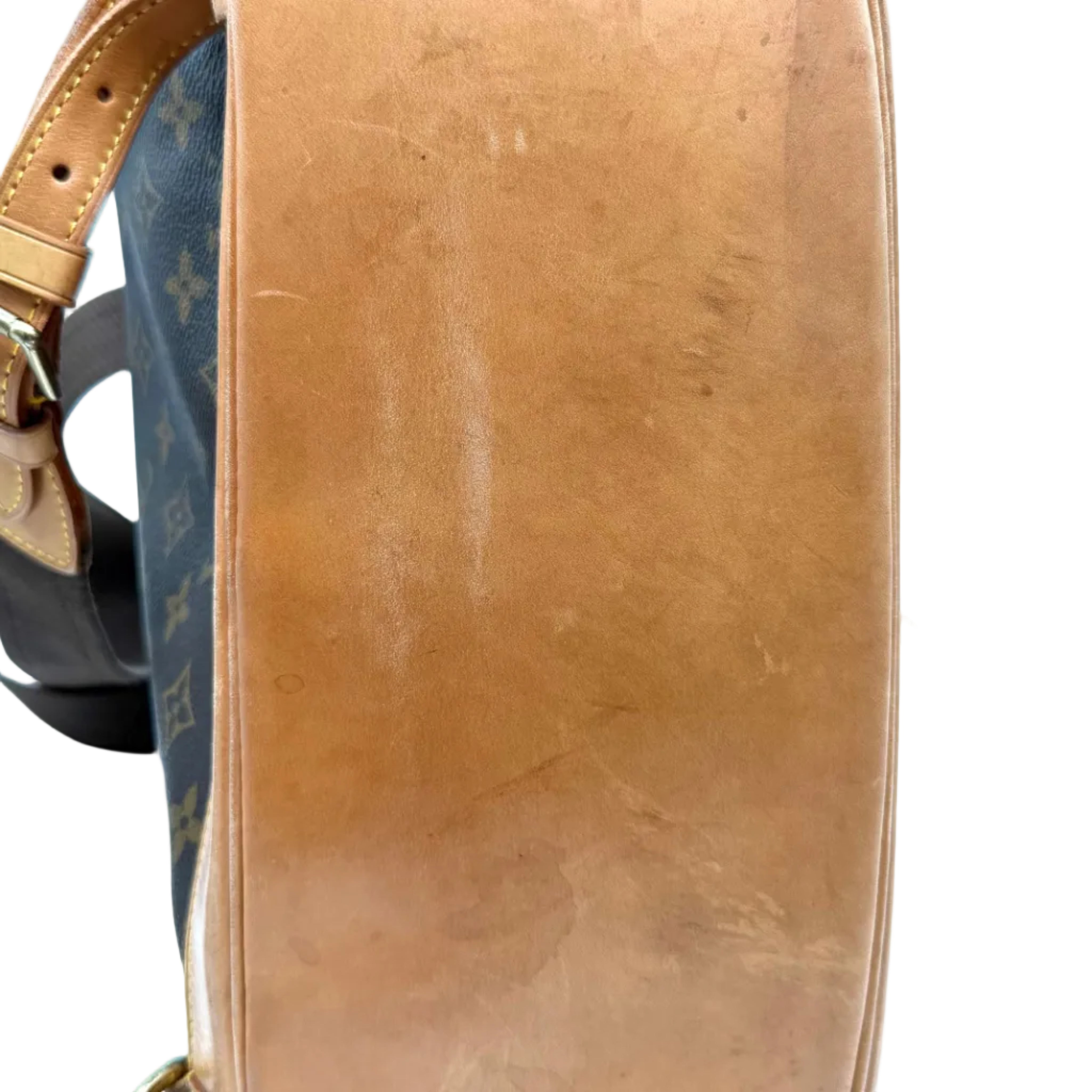 Louis Vuitton Montsouris GM Backpack | Monogram Canvas & Vachetta Leather | Gold-Tone Hardware