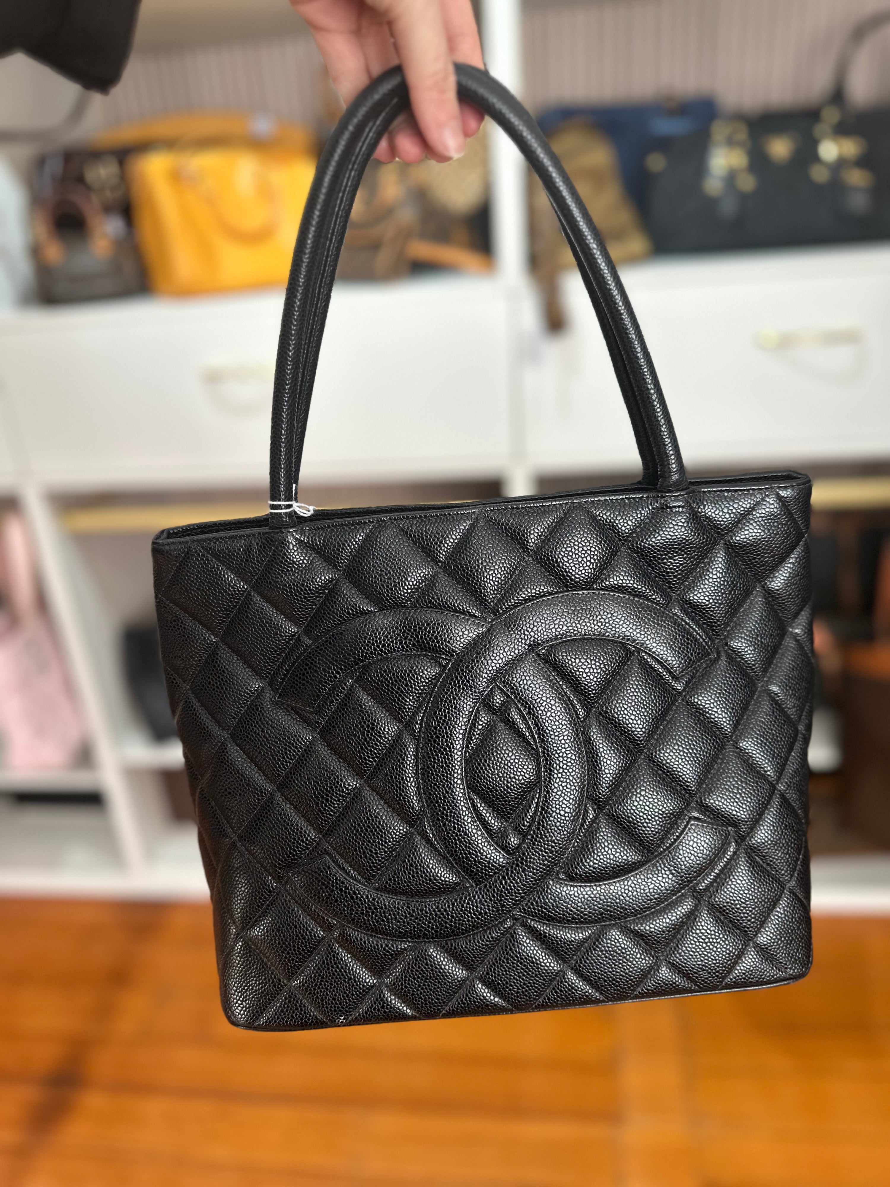 Chanel Caviar Medallion Tote