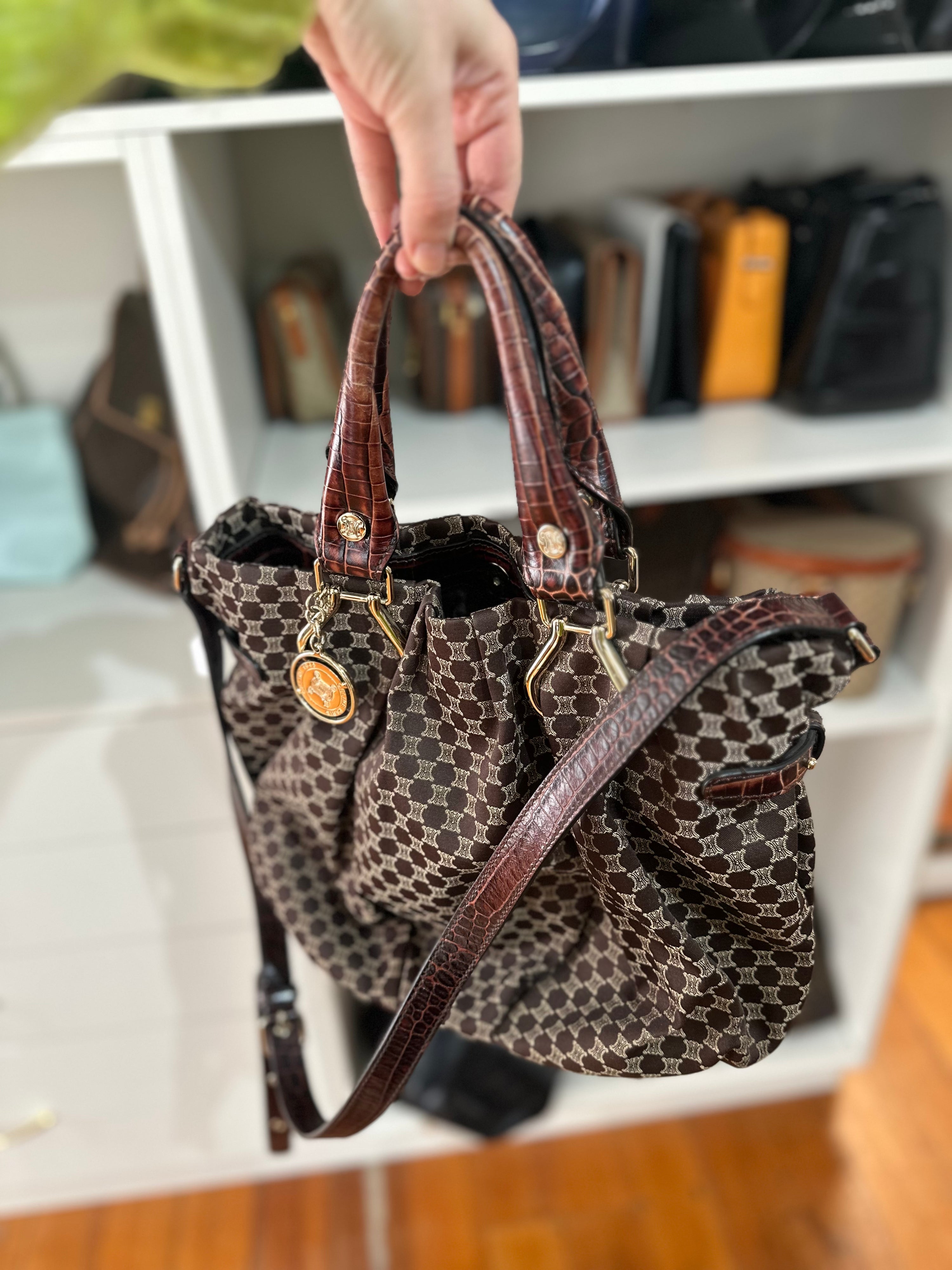 Celine Top Handle with Long Strap