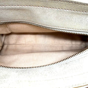 Céline Boogie Handbag | Metallic Gold Suede | Gold-Tone Hardware