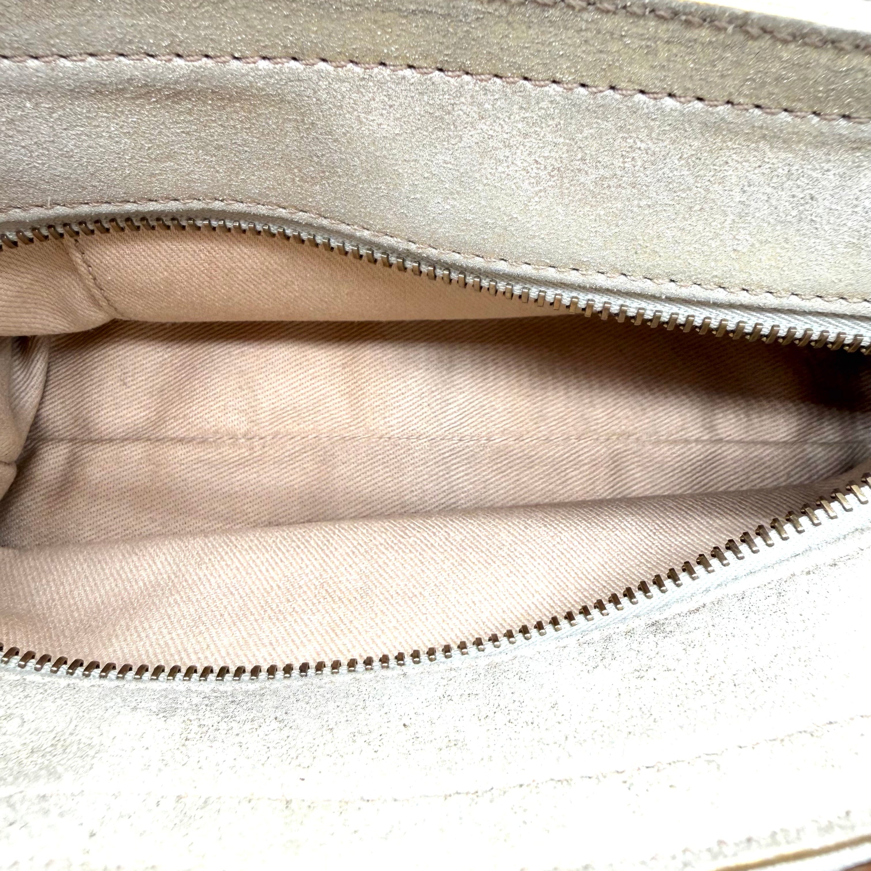 Céline Boogie Handbag | Metallic Gold Suede | Gold-Tone Hardware