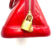 Louis Vuitton | Alma PM Handbag | Red Monogram Vernis | Gold-Tone Hardware