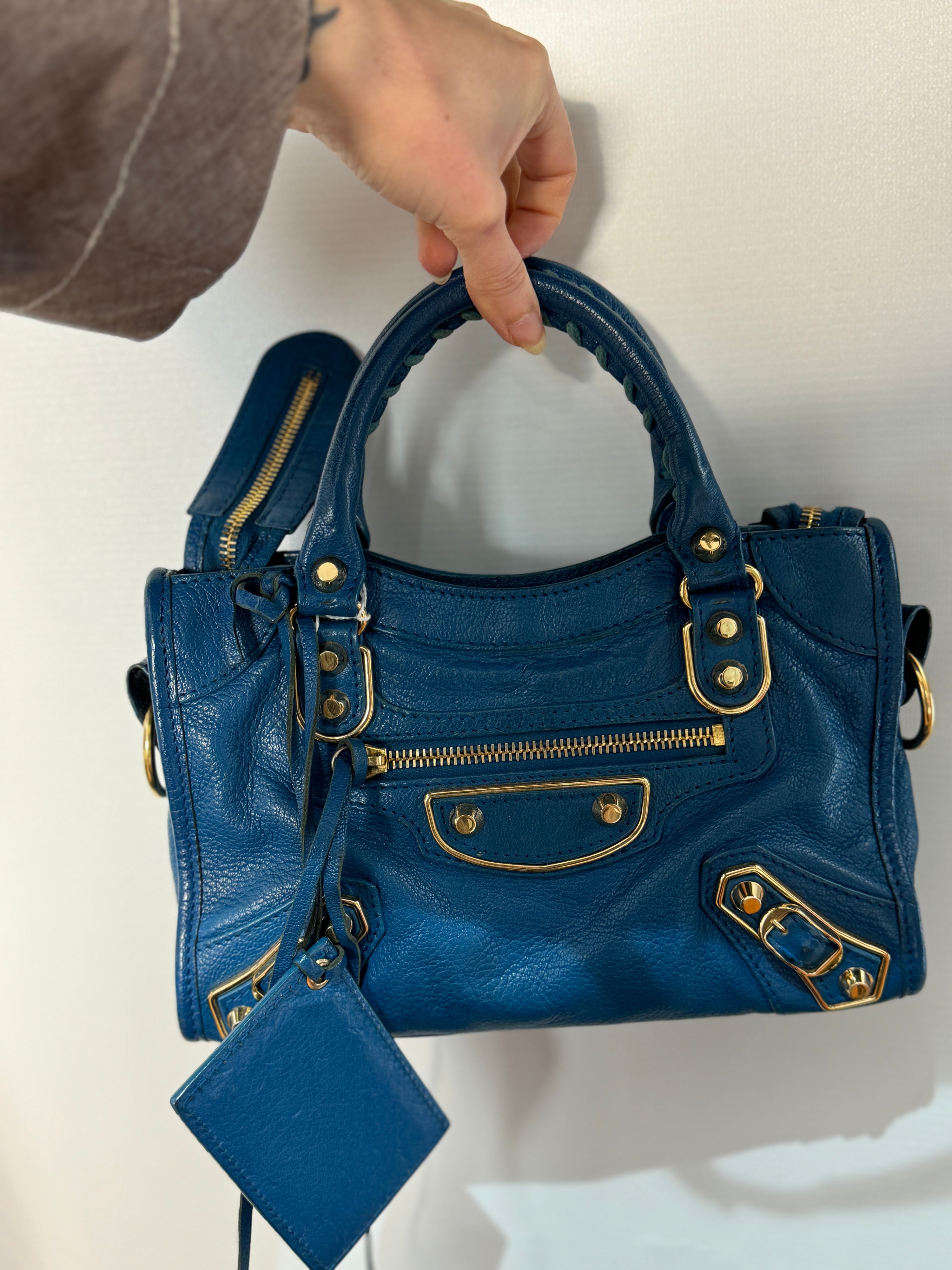 Balenciaga Mini City Blue