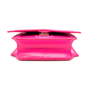 Givenchy Bow Cut Chain Shoulder Bag | Fuchsia Pink Leather | Silver-Tone Hardware