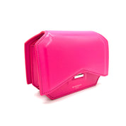 Givenchy Bow Cut Chain Shoulder Bag | Fuchsia Pink Leather | Silver-Tone Hardware