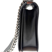 Chanel Boy Flap Shoulder Bag | Black Quilted Leather | Silver-Tone Hardware