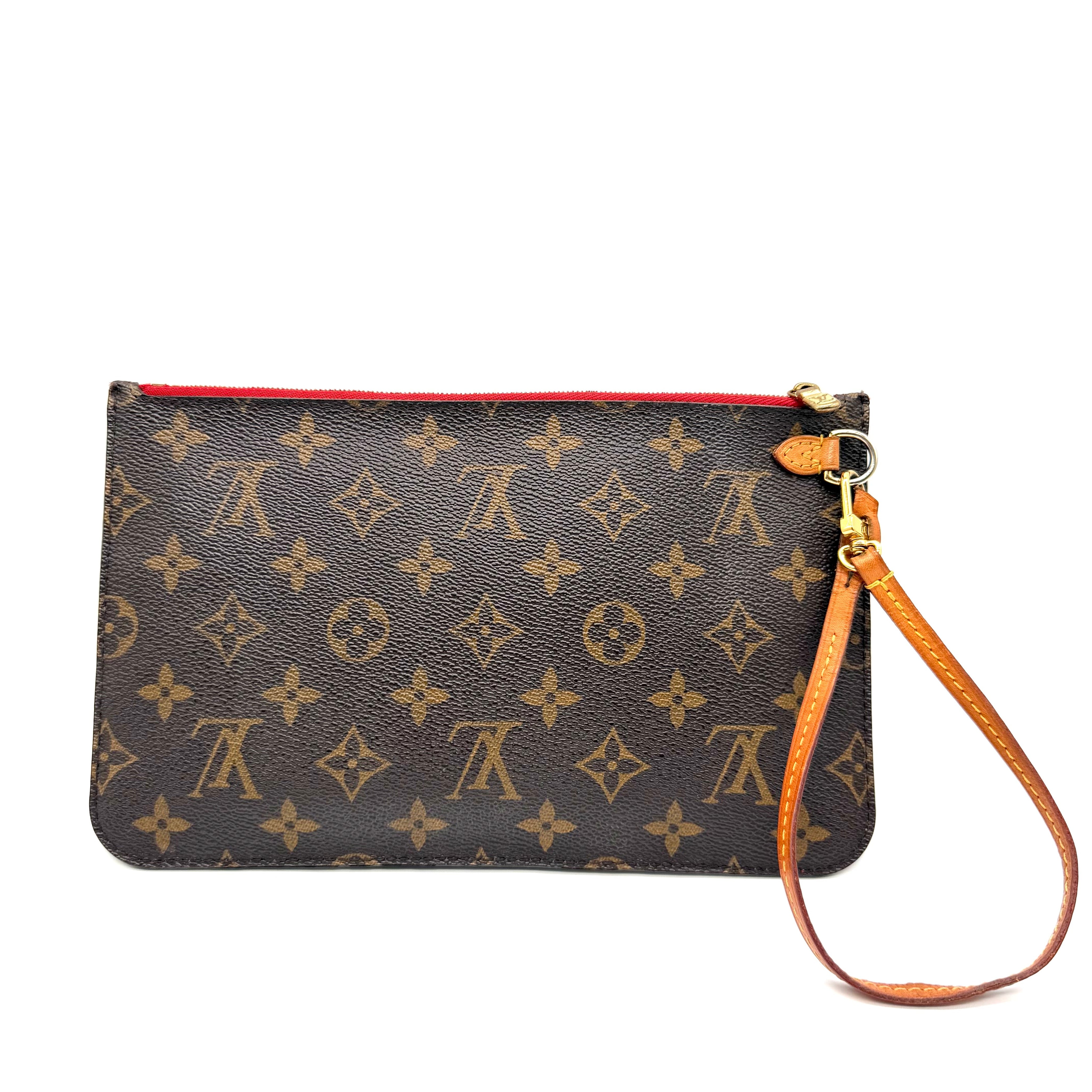 Louis Vuitton | Neverfull Pochette | Monogram Canvas | Gold-Tone Hardware