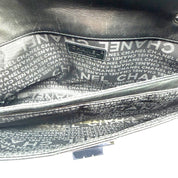 Chanel | 2.55 Reissue East-West Accordion Flap Bag | Black Lambskin | Silver-Tone Hardware