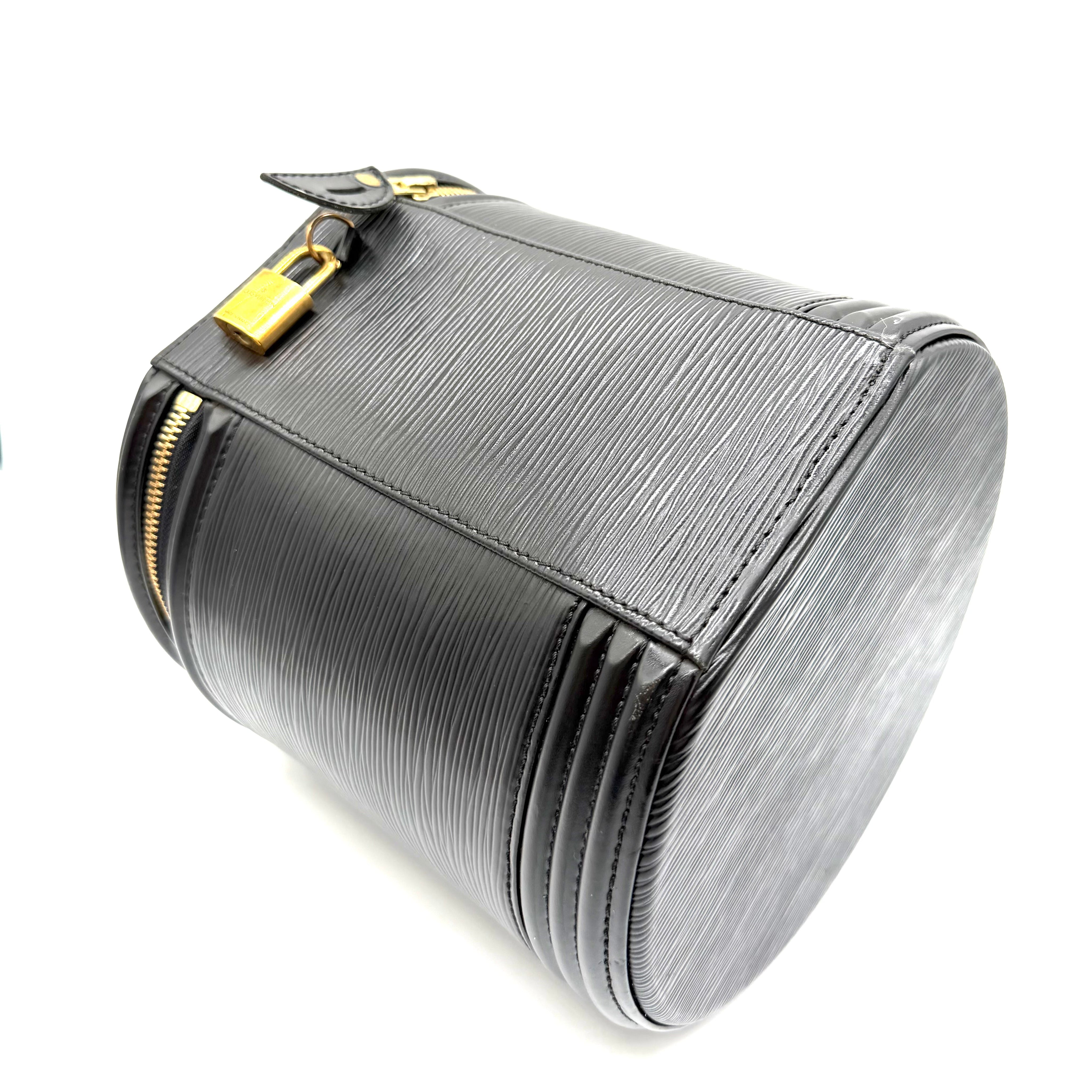 Louis Vuitton | Cannes Vanity Bag | Black Epi Leather | Gold-Tone Hardware