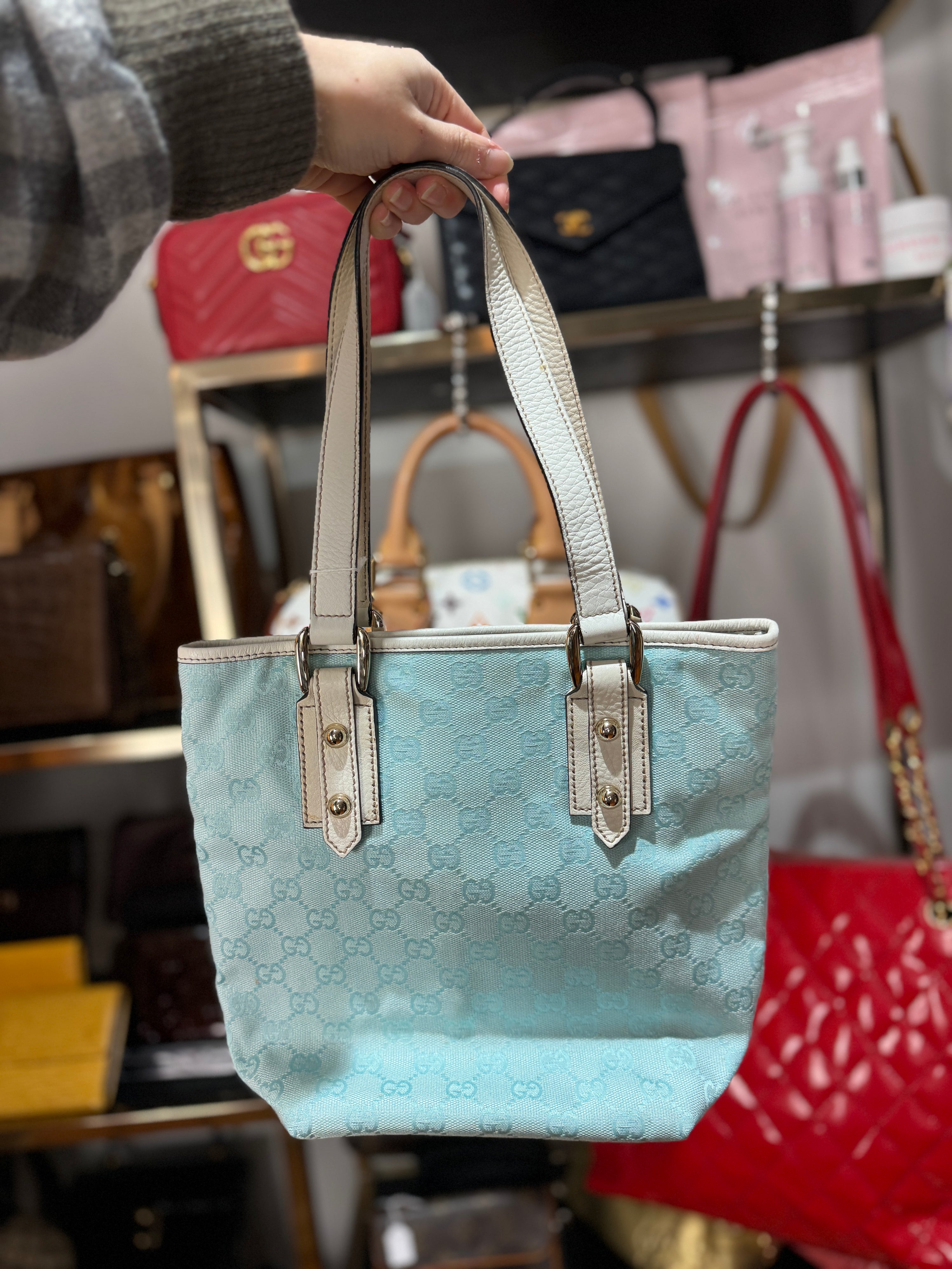 Gucci Blue Shoulder Bag