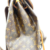 Louis Vuitton Montsouris GM Backpack | Monogram Canvas & Vachetta Leather | Gold-Tone Hardware