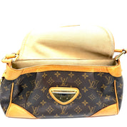 Louis Vuitton Beverly GM Shoulder Bag | Monogram Canvas & Vachetta Leather | Gold-Tone Hardware