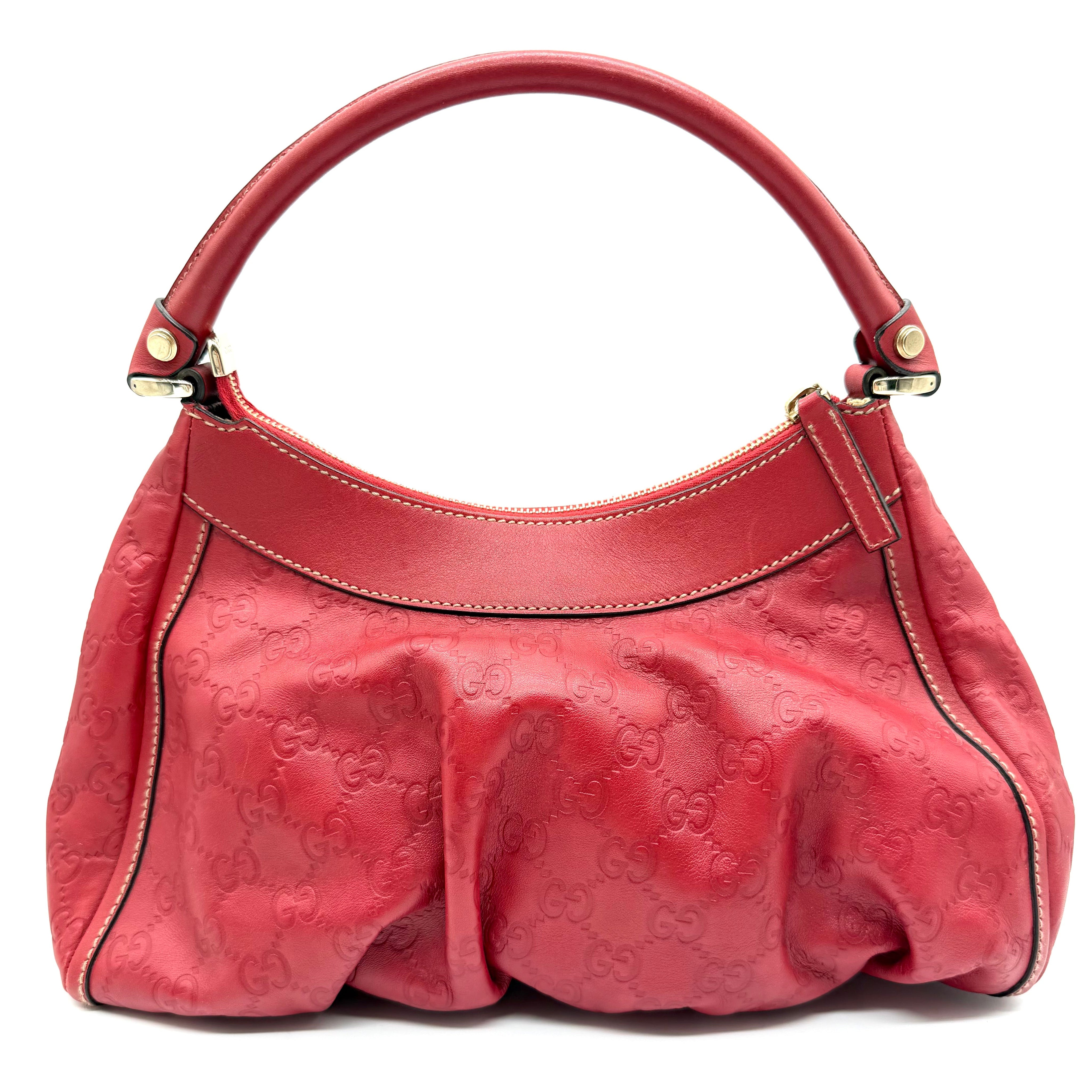 Gucci |  D-Ring Hobo Bag | Guccissima Leather | Gold-Tone Hardware (30CM)