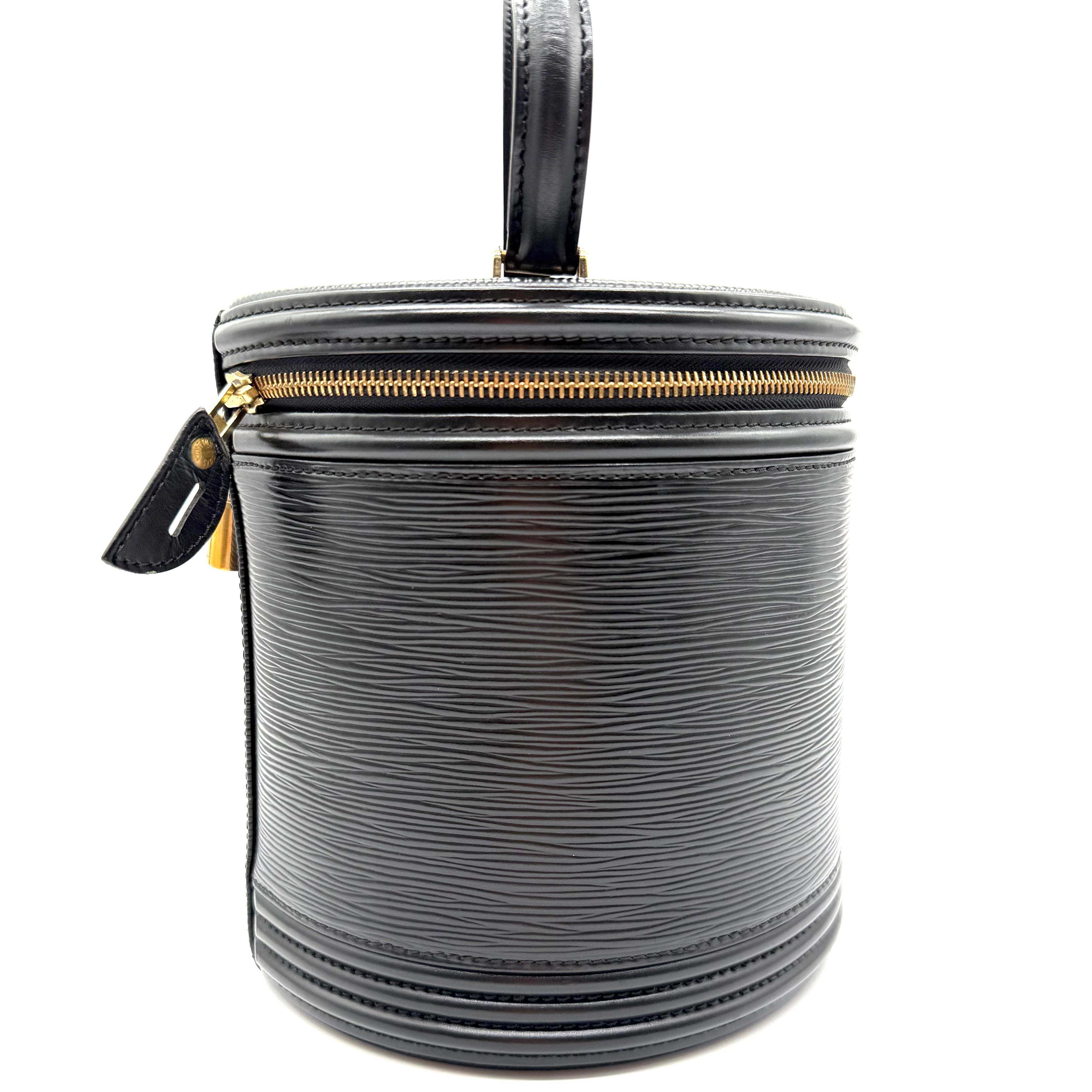 Louis Vuitton | Cannes Vanity Bag | Black Epi Leather | Gold-Tone Hardware