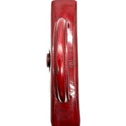 Cartier Top Handle Bag | Red Patent Leather | Tonal Double-C Monogram