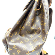 Louis Vuitton Montsouris GM Backpack | Monogram Canvas & Vachetta Leather | Gold-Tone Hardware