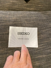 Seiko gold plated Watch with small diamond . New battery