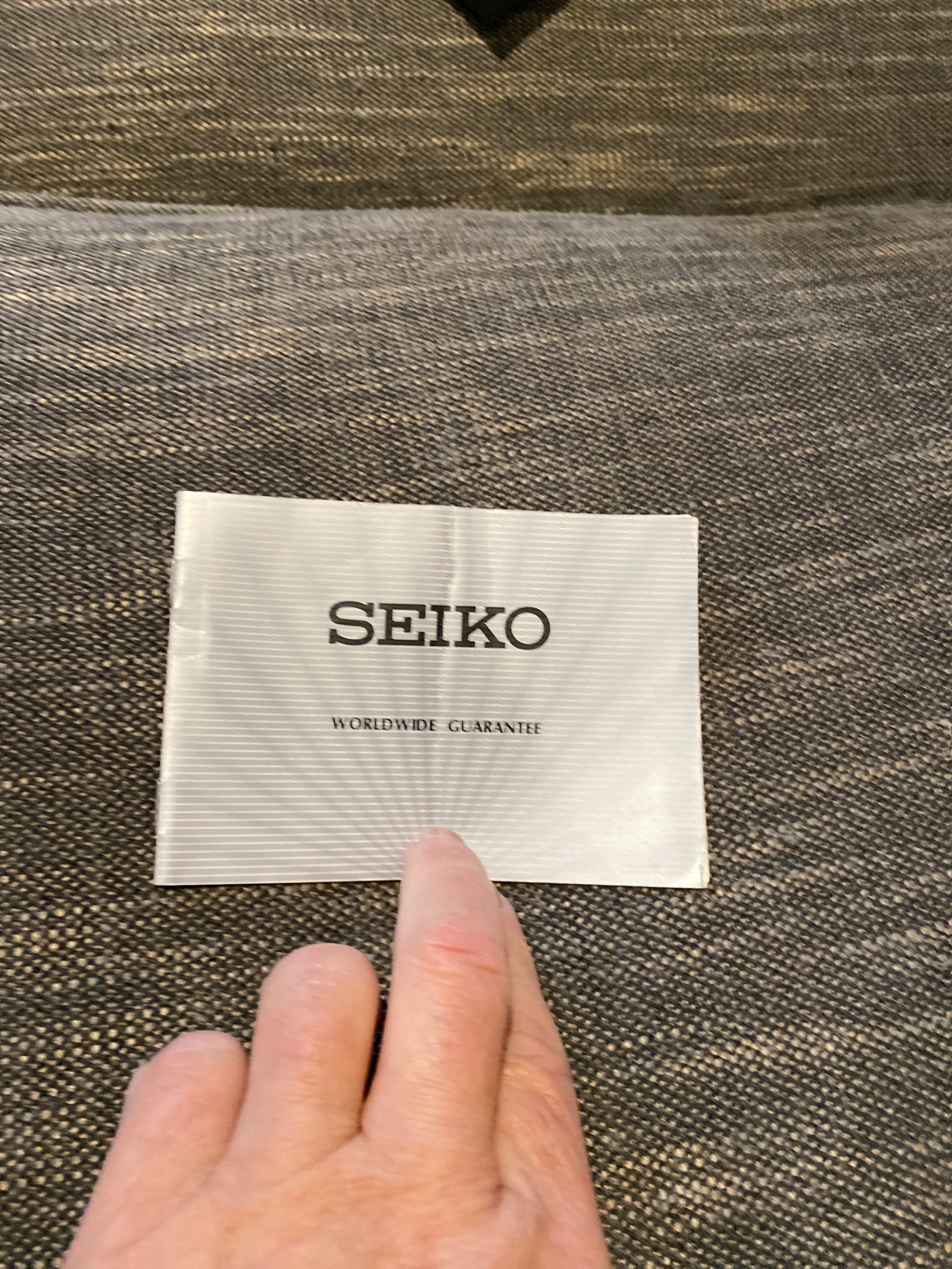 Seiko gold plated Watch with small diamond . New battery