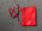 Celine Red Trio Crossbody