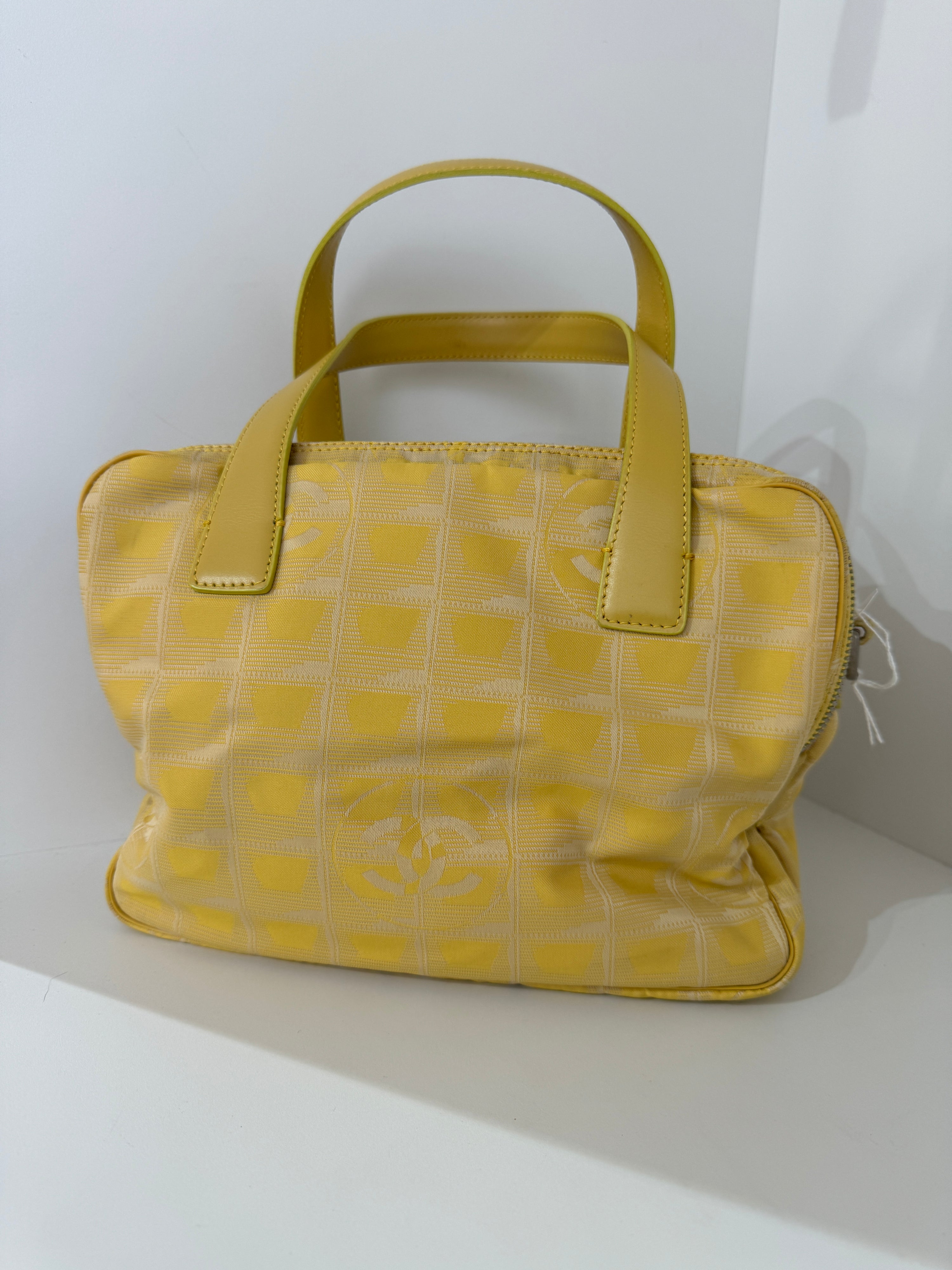 Chanel travel line yellow