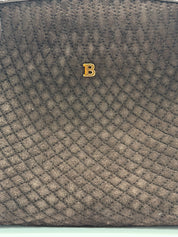 Bally Brown Suede Vintage | Gold Tassel hardware